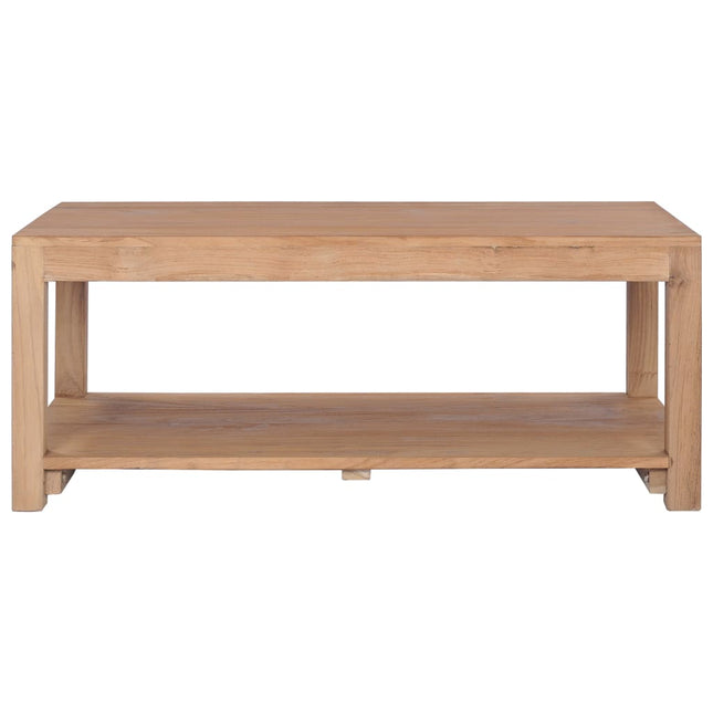 Table Basse 100X50X40 Cm Bois De Teck Massif