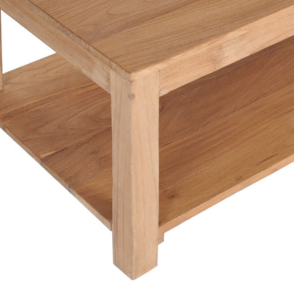 Table Basse 100X50X40 Cm Bois De Teck Massif