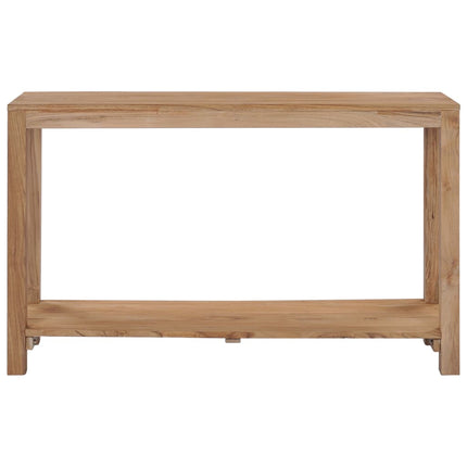 Table Console 120 X 35 X 75 Cm Bois De Teck Massif