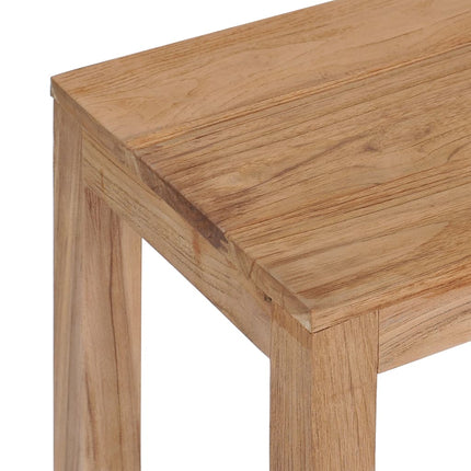 Table Console 120 X 35 X 75 Cm Bois De Teck Massif