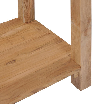 Table Console 120 X 35 X 75 Cm Bois De Teck Massif