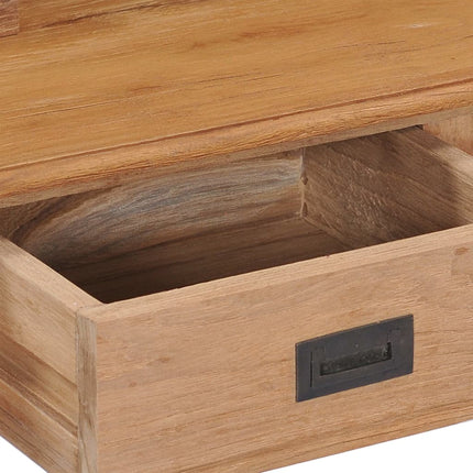 Bureau 90X50X100 Cm Bois De Teck Solide