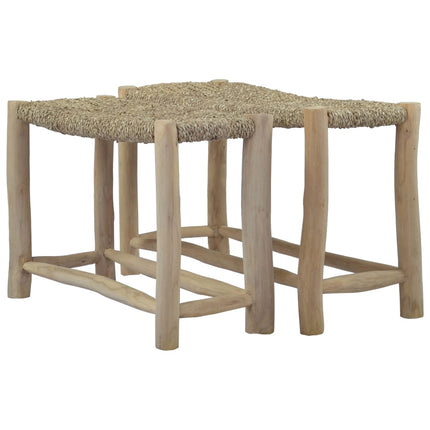 Bancs Lot De 2 Marron Posidonie