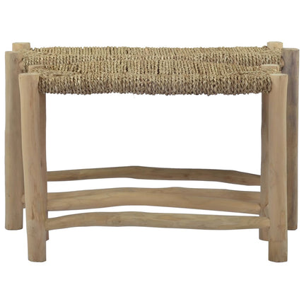 Bancs Lot De 2 Marron Posidonie