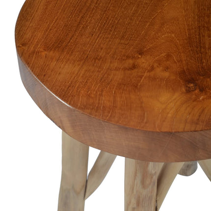 Tabouret Marron Bois De Teck
