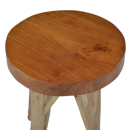 Tabouret Marron Bois De Teck