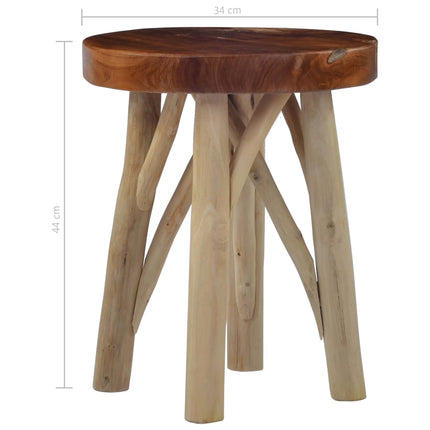 Tabouret Marron Bois De Teck