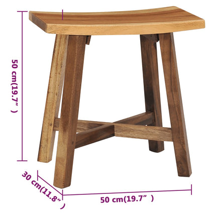 Tabouret De Salle De Bain Bois De Suar Solide