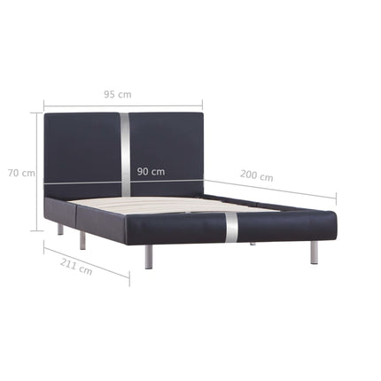 Cadre De Lit Sans Matelas Similicuir