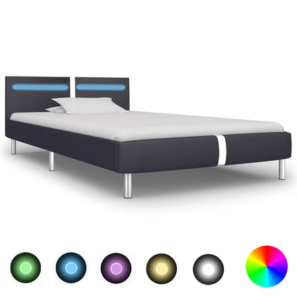 Cadre De Lit Avec Led Sans Matelas Similicuir