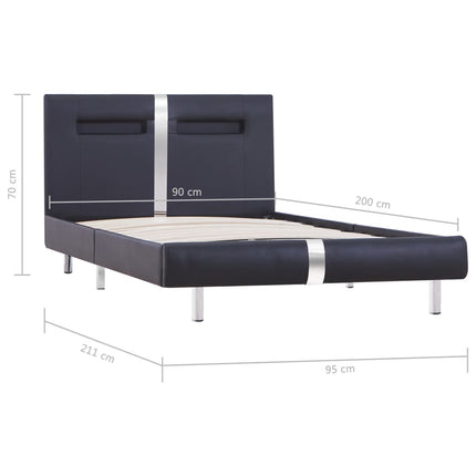 Cadre De Lit Avec Led Sans Matelas Similicuir