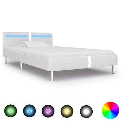 Cadre De Lit Avec Led Sans Matelas Similicuir