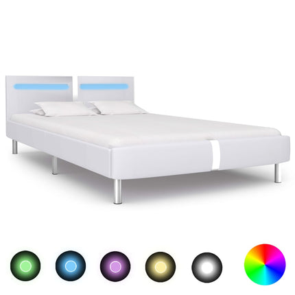 Cadre De Lit Avec Led Sans Matelas Similicuir