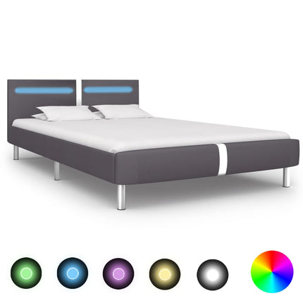 Cadre De Lit Avec Led Sans Matelas Similicuir