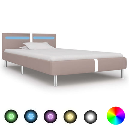 Cadre De Lit Avec Led Sans Matelas Similicuir