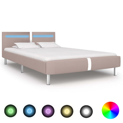 Cadre De Lit Avec Led Sans Matelas Similicuir