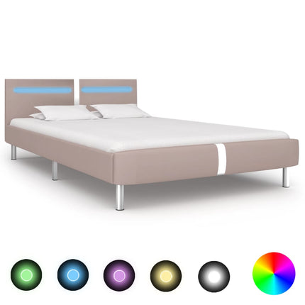 Cadre De Lit Avec Led Sans Matelas Similicuir