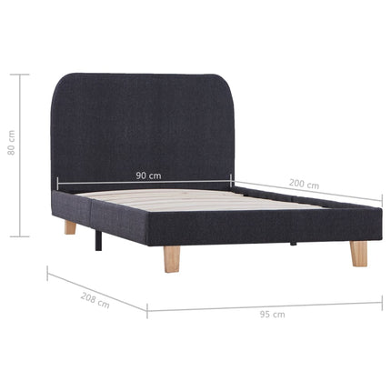 Cadre De Lit Sans Matelas Tissu