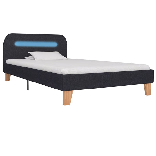 Cadre De Lit Avec Led Tissu