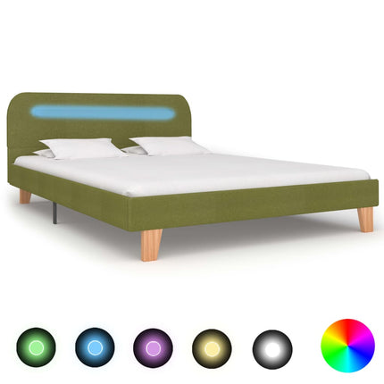 Cadre De Lit Avec Led Tissu
