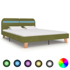 Cadre De Lit Avec Led Tissu