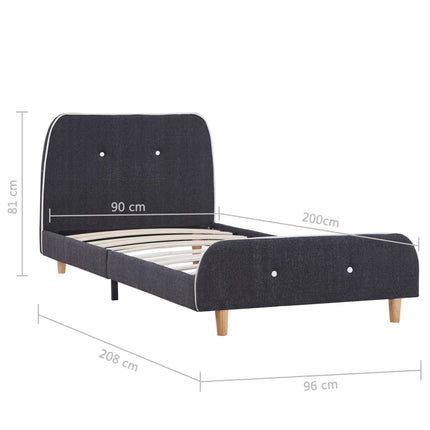 Cadre De Lit Sans Matelas Tissu