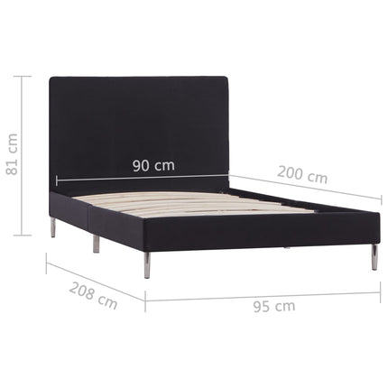 Cadre De Lit Sans Matelas Tissu