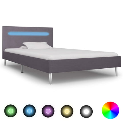 Cadre De Lit Avec Led Tissu