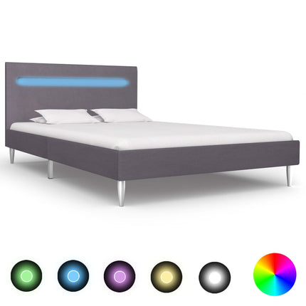 Cadre De Lit Avec Led Tissu