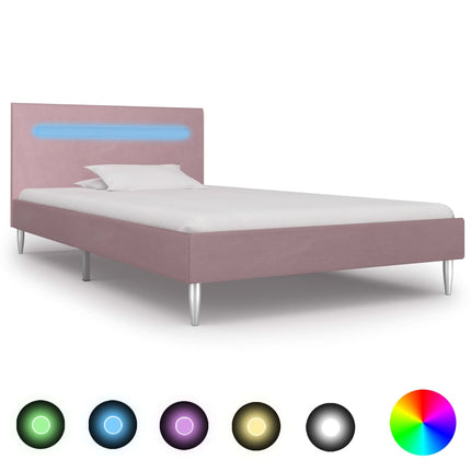 Cadre De Lit Avec Led Tissu