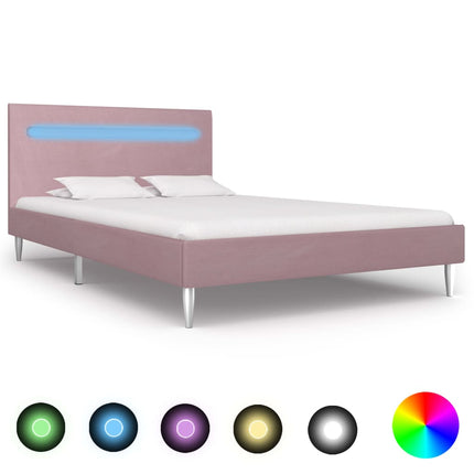 Cadre De Lit Avec Led Tissu