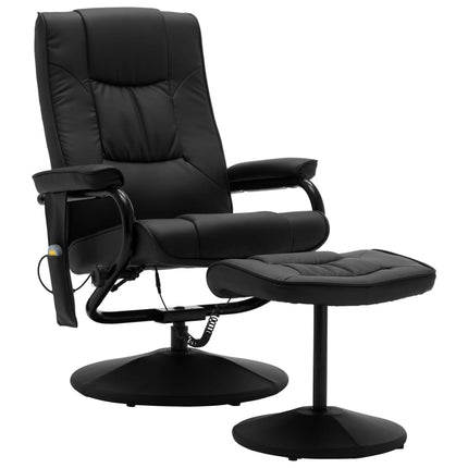 Fauteuil De Massage Avec Repose-Pied Similicuir