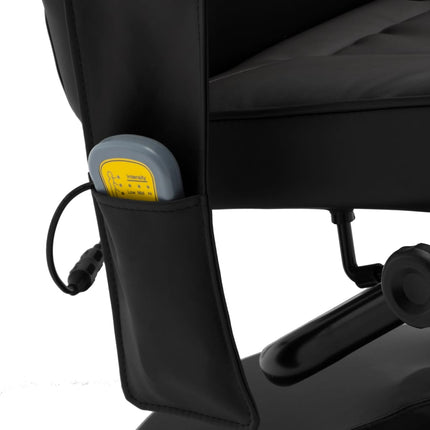 Fauteuil De Massage Avec Repose-Pied Similicuir