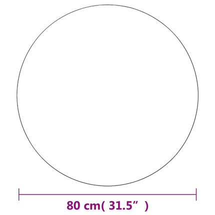Miroir Rond Sans Cadre 80 Cm Verre