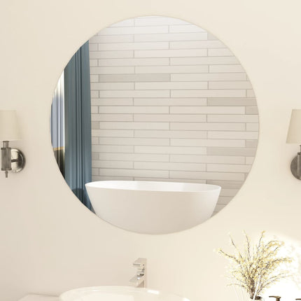 Miroir Rond Sans Cadre 80 Cm Verre