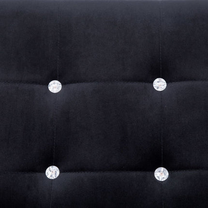 Canapé 2 Places Avec Accoudoirs Chrome Et Velours