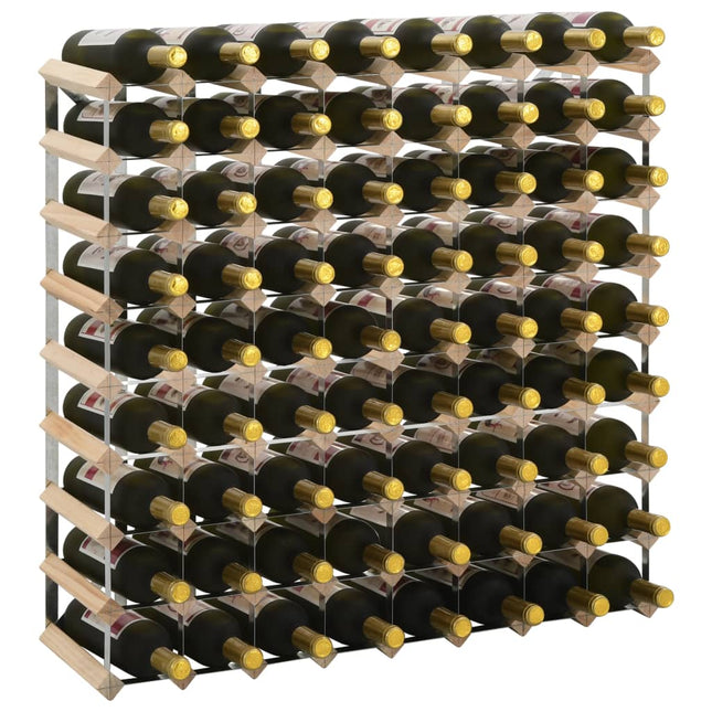Casier À Bouteilles 12 Bouteilles Pinède Solide Beige