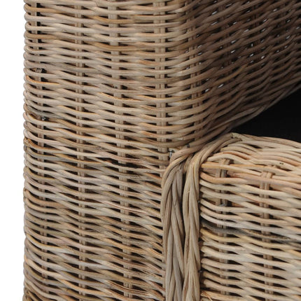 Fauteuil Avec Coussins Rotin Naturel