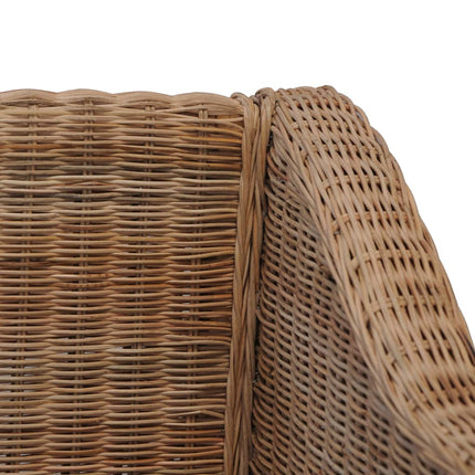 Fauteuil Avec Coussins Rotin Naturel