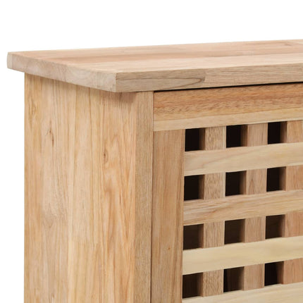 Armoire À Chaussures 55X20X Bois De Noyer Massif 104 Cm