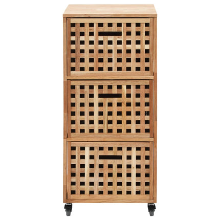 Armoire De Salle De Bains 41X41X91 Cm Bois De Noyer Massif