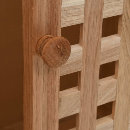 Armoire Pour Lavabo Avec Miroir Bois De Noyer Massif