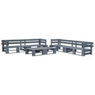 Salon De Jardin Palette 6 Pcs Bois