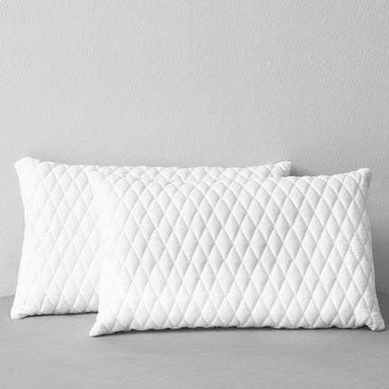 Oreillers Lot De 2 80X40X14 Cm Mousse À Mémoire De Forme