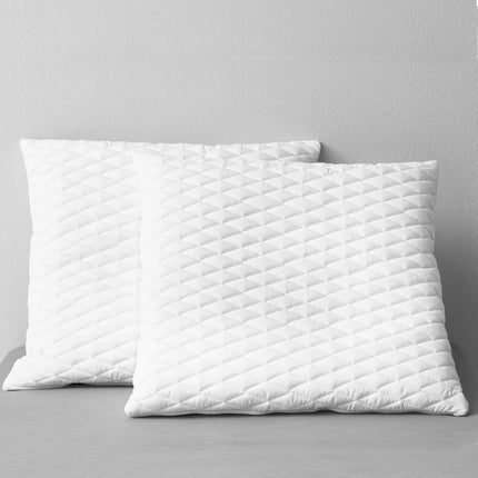 Oreillers Lot De 2 80X40X14 Cm Mousse À Mémoire De Forme