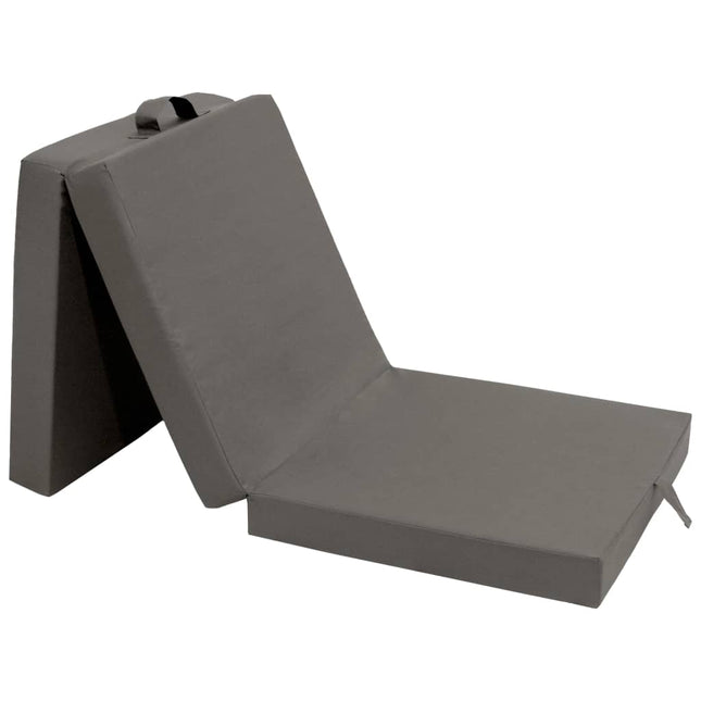 Matelas En Mousse Pliable En 3 Sections 190 X 70 X 9 Cm