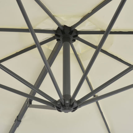 Parasol De Jardin Avec Base Portable Sable