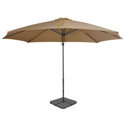 Parasol De Jardin Avec Base Portable Sable