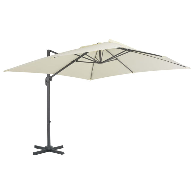 Parasol De Jardin Avec Base Portable Sable