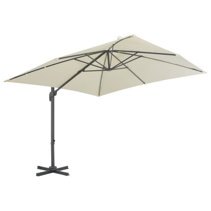 Parasol De Jardin Avec Base Portable Sable
